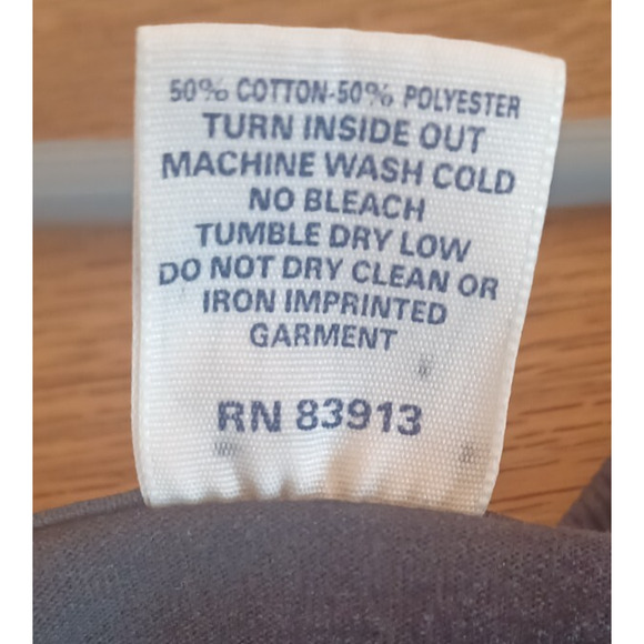 Vintage Cotton Grove Mens T-Shirt Wolf Graphic Print Size XL LSJ Sportswear 1989 - Picture 5 of 5